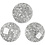 Creativ Company Strasstenen, d 8 mm, zilver, 32 stuk/ 1 doos