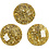 Creativ Company Strasstenen, d 8 mm, goud, 32 stuk/ 1 doos