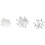 Creativ Company Kunstsneeuw, wit glitter, 35+35+8 gr, 3 Doosje/ 1 doos
