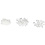 Creativ Company Kunstsneeuw, wit glitter, 35+35+8 gr, 3 Doosje/ 1 doos