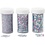 Creativ Company Mini Stenen van Glas, afm 0,6-0,8+1,5-2+3 mm, pastelkleuren, 3x45 gr/ 1 doos