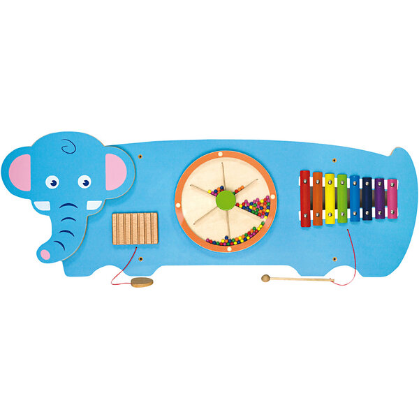 VIGA VIGA houten activiteitenbord met olifant, afm 91x32x4,6 cm, 1 stuk