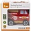 VIGA VIGA houten stapelbaar speelgoed voor brandweerwagens, brandweerwagen, afm 13x10x8 cm, 1 stuk