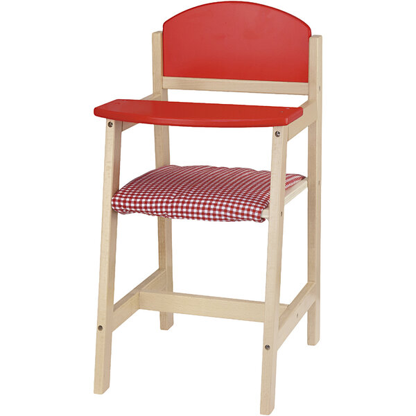 VIGA VIGA houten poppenstoel, afm 29x31x60 cm, 1 stuk