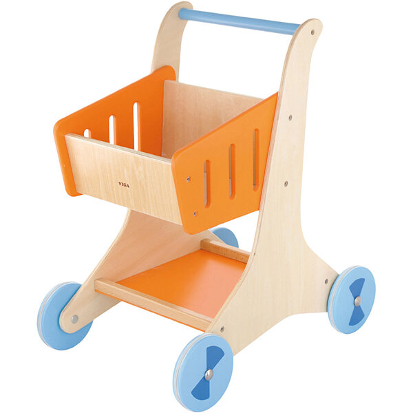 VIGA VIGA houten winkelwagentje, afm 48x30x41,5 cm, 1 stuk