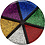 Glitter, diverse kleuren, 6x13 gr/ 1 Doosje