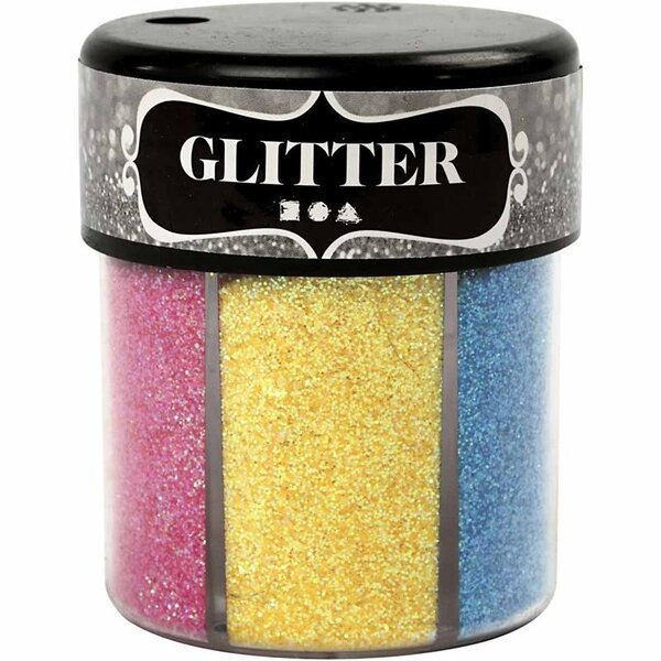 Creativ Company Glitter, diverse kleuren, 6x13 gr/ 1 Doosje