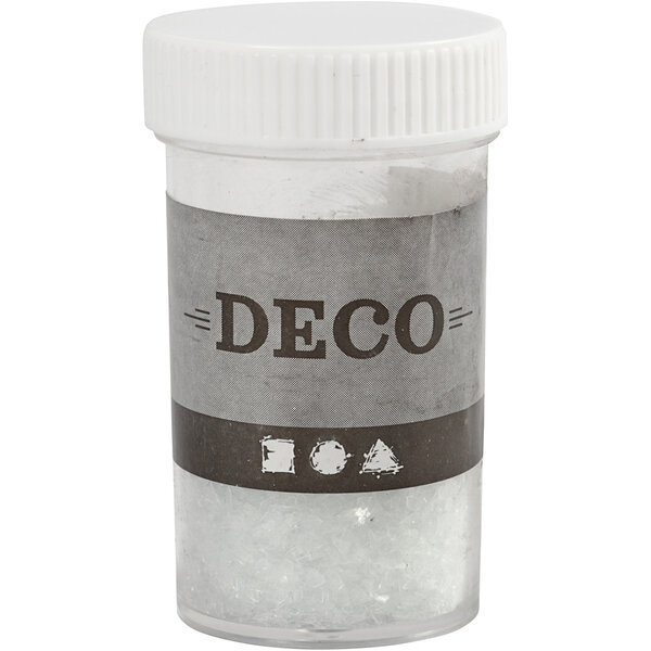 Creativ Company Glitter, afm 1-3 mm, transparant, 30 gr/ 1 Doosje