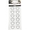 Creativ Company Strassteen harten, afm 23x21 mm, zilver, 12 stuk/ 1 doos