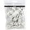 Creativ Company Creepy-Crawly textiel, afm 10-14 cm, wit, 3 stuk/ 1 doos