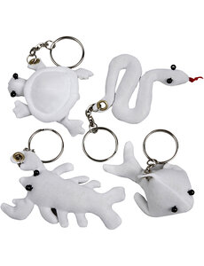 Creativ Company Figuren van textiel met sleutelhanger