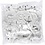 Creativ Company Creepy-Crawly textiel, afm 10-14 cm, wit, 12 stuk/ 1 doos