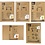VIGA Activiteitenboard, Koe, katten, kikker, zebra en giraf, afm 36x55x3,5 cm, 5 onderdelen/ 1 doos