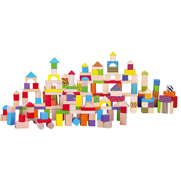 VIGA VIGA houten blokken, afm 3 cm, 200 onderdelen/ 1 doos