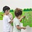 VIGA VIGA speelwand met krokodillendesign, afm 187x61 cm, 1 stuk