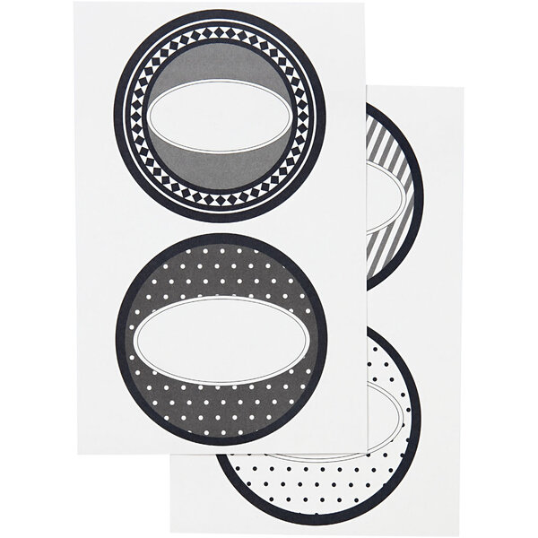 Vivi Gade Stickers, d 4 cm, vel 9x14 cm, 4 div vellen/ 1 doos