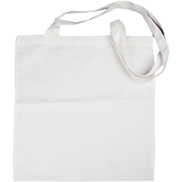 Creativ Company Tas met lang hengsel, afm 38x42 cm, 130 gr, wit, 10 stuk/ 1 doos