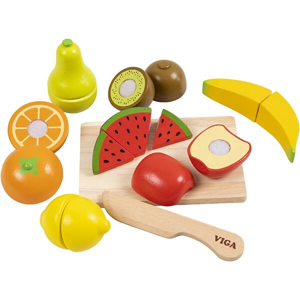 VIGA VIGA snijbare fruitset, 17 onderdelen/ 1 doos