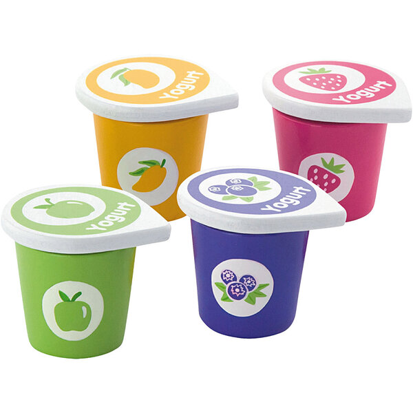 VIGA VIGA yoghurtbekers, afm 5 cm, 4 onderdelen/ 1 stuk