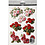 Creativ Company 3D vellen, bloemen, vel 21x30 cm, 4 vel/ 1 doos