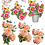 Creativ Company 3D vellen, bloemen, vel 21x30 cm, 4 vel/ 1 doos