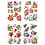 Creativ Company 3D vellen, bloemen en vlinders, vel 21x30 cm, 4 vel/ 1 doos