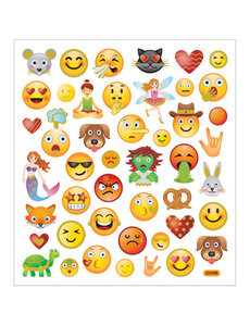 Creativ Company Stickers, emojis, vel 15x16,5 cm, 1 vel