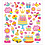 Creativ Company Stickers, verjaardag, vel 15x16,5 cm, ca. 49 stuk, 1 vel