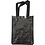 Creativ Company Tas met plastic voorkant, afm 30x23x7 cm, zwart, 1 stuk