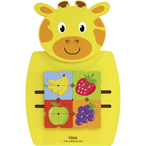 VIGA VIGA Activiteitenboard, Giraf, afm 36x55x3,5 cm, 1 stuk