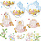 3D vellen, baby, vel 21x30 cm, 4 vel/ 1 doos
