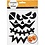 Creativ Company Stickers, Halloween - grote gezichten, vel 15x16,5 cm, 1 vel