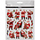 Creativ Company Stickers, klassieke kerstman, vel 15x16,5 cm, ca. 22 stuk, 1 vel