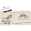 Creativ Company Etui, unicorn, afm 21x9 cm, 245 gr, licht naturel, 1 stuk