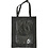 Creativ Company Tas met plastic voorkant, afm 42x34x12 cm, zwart, 1 stuk