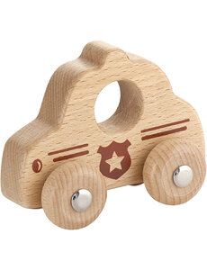 VIGA VIGA Kleine Houten Politiewagen