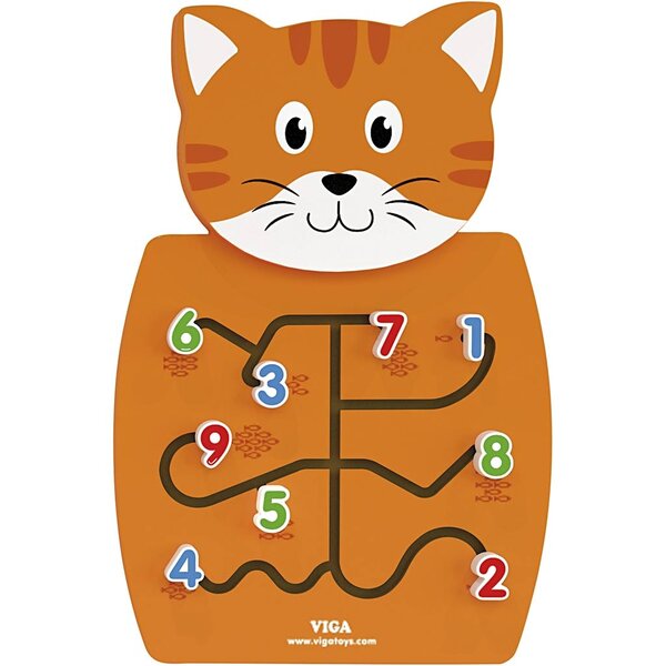 VIGA VIGA Activiteitenboard, Kat, afm 36x55x4,5 cm, 1 stuk