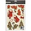 3D vellen, kerst, vel 21x30 cm, 4 vel/ 1 doos