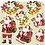 3D vellen, kerst, vel 21x30 cm, 4 vel/ 1 doos