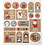 Creativ Company Stickers, Kerst, vel 15x16,5 cm, 1 vel