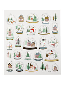 Creativ Company Stickers, sneeuwbollen, vel 15x16,5 cm, 1 vel
