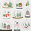 Creativ Company Stickers, sneeuwbollen, vel 15x16,5 cm, 1 vel