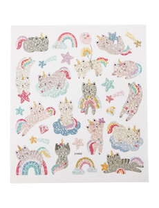 Creativ Company Stickers, unicorn katten, vel 15x16,5 cm, 1 vel
