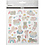 Creativ Company Stickers, unicorn katten, vel 15x16,5 cm, 1 vel