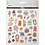 Creativ Company Stickers, snoep, vel 15x16,5 cm, 1 vel