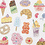 Creativ Company Stickers, snoep, vel 15x16,5 cm, 1 vel