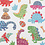Creativ Company Stickers, Dino's, vel 15x16,5 cm, 1 vel