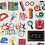 Creativ Company Stickers, terug naar school, vel 15x16,5 cm, ca. 32 stuk, 1 vel