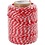 Creativ Company Katoenkoord, dikte 1,1 mm, rood/wit, 50 m/ 1 rol