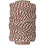 Creativ Company Katoenkoord, dikte 1,1 mm, bruin/wit, 50 m/ 1 rol